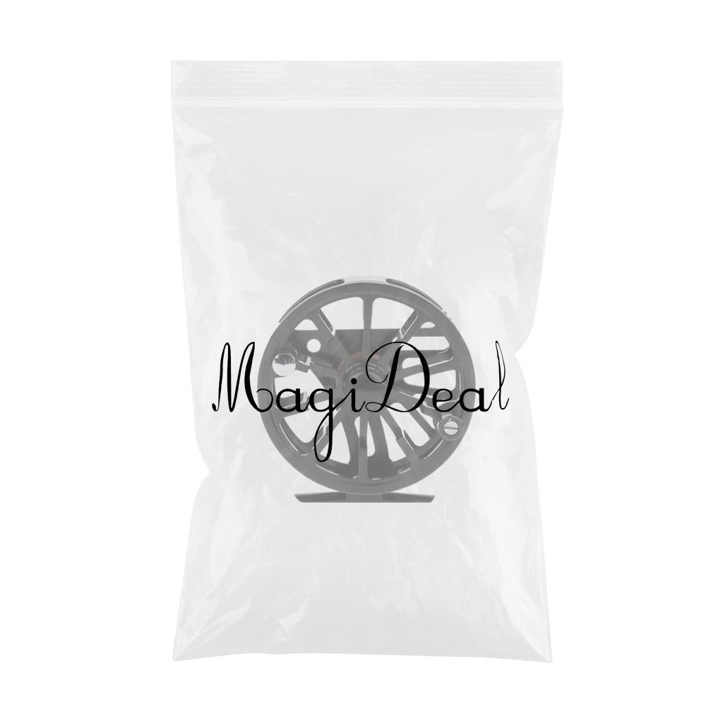 CNC Machined Aluminum Alloy Fly Fishing Reel Right Left-Handed 3 4WF Black