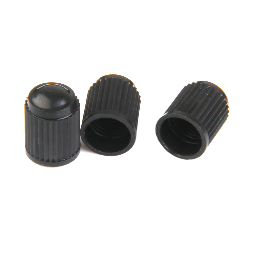 500Pcs Motorcyle Car Bike Bicycle Tyre Tire Air Valve Dust Cap Cover Black
