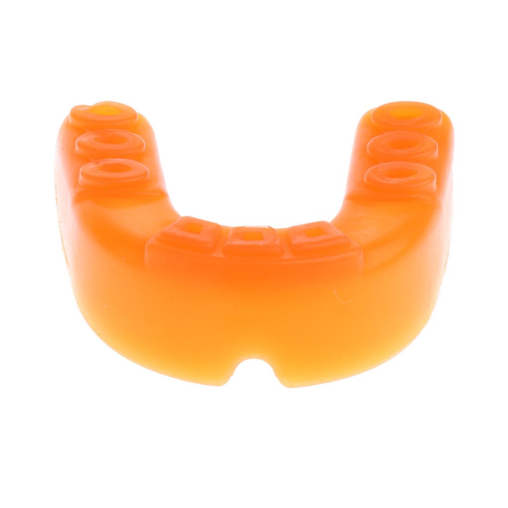 EVA Mouth Guard Mouthguard Gum Shield Boxing MMA Teeth Protection Orange