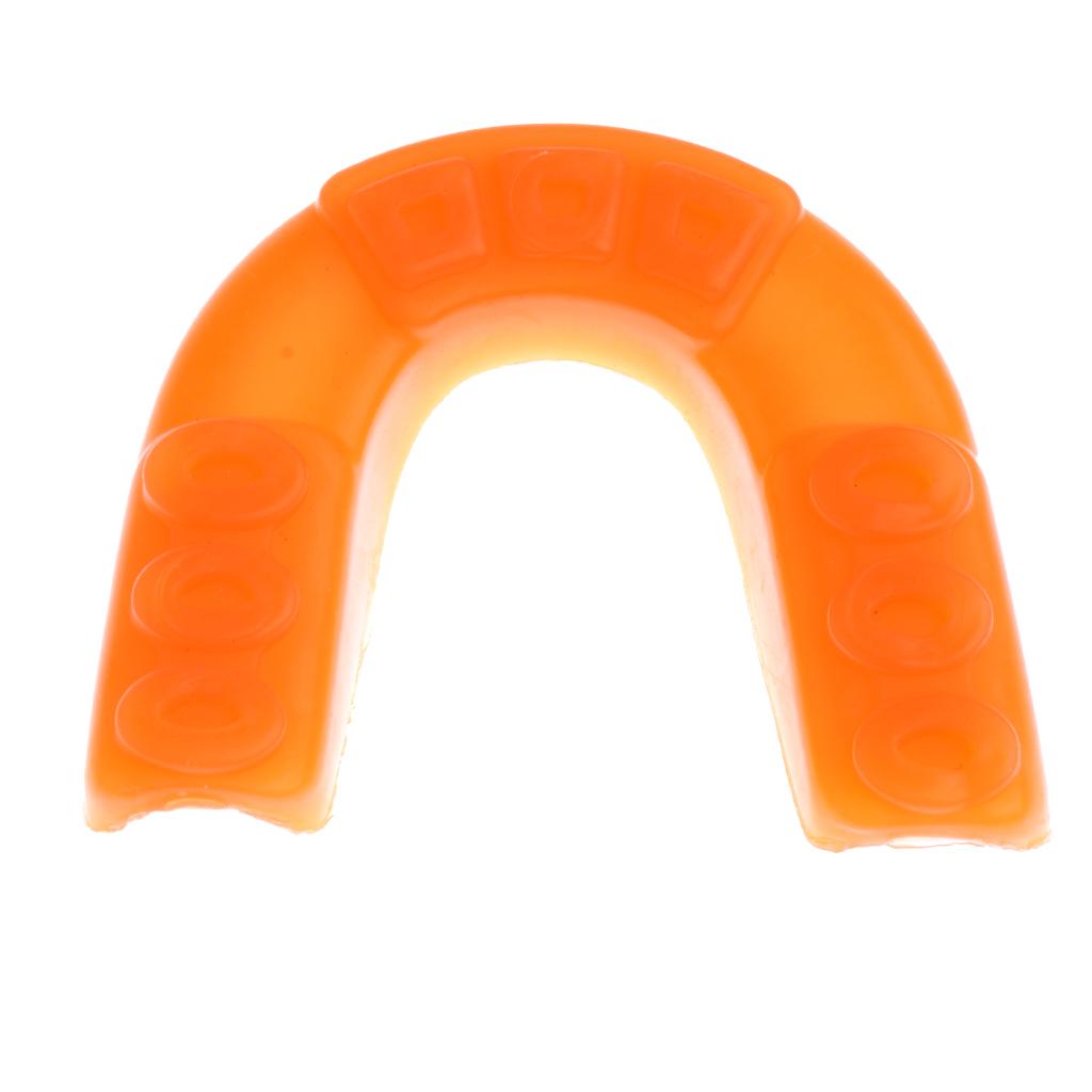 EVA Mouth Guard Mouthguard Gum Shield Boxing MMA Teeth Protection Orange