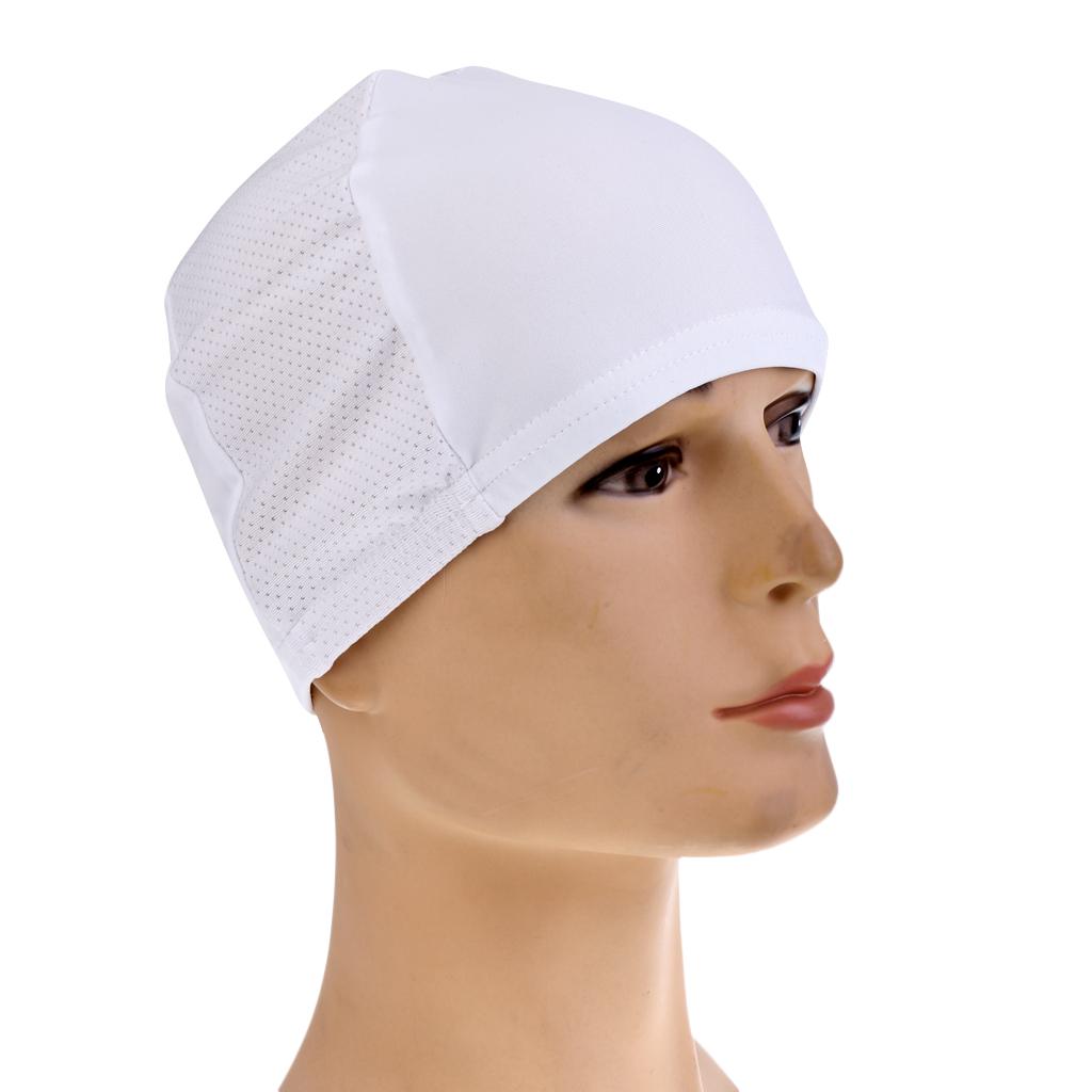 Men Womens Headgear Bike Windproof Quick-dry Outdoor Cycling Skull Hat White