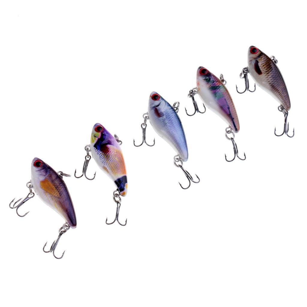Plastic Crank Bait 4cm/3.5g Fishing Lures Sinking Bass Trout Baits Hooks