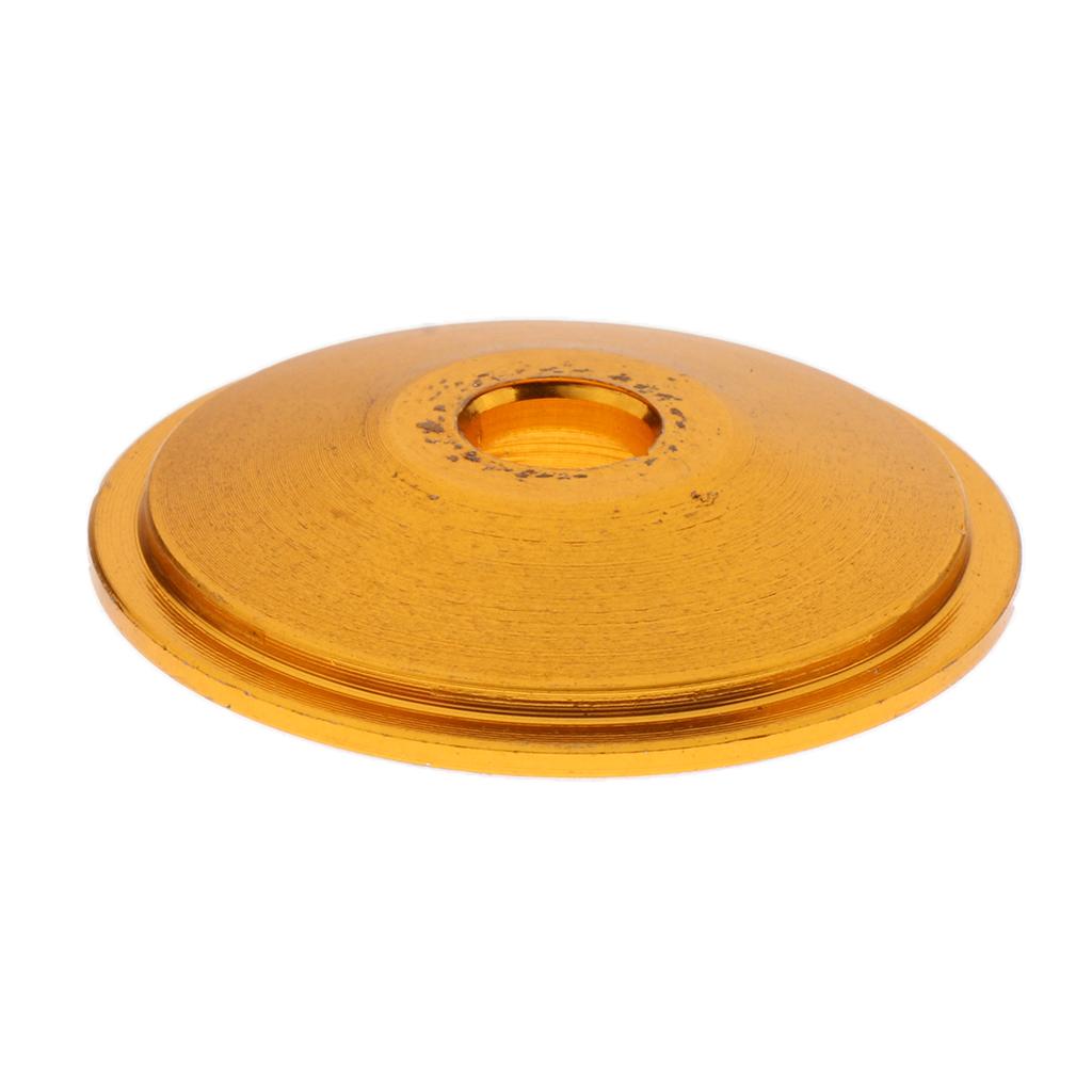 4x1 1/8 Aluminum Alloy Bicycle Headset Top Threadless Stem Cover Gold"