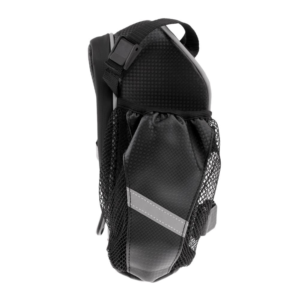 Mountain Road Bike Tail Pouch Road Bicycle Cycling Seat Saddle Bag Black