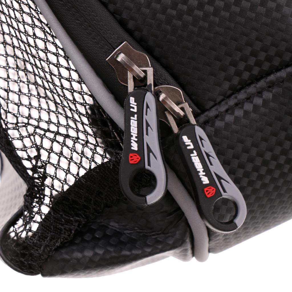Mountain Road Bike Tail Pouch Road Bicycle Cycling Seat Saddle Bag Black