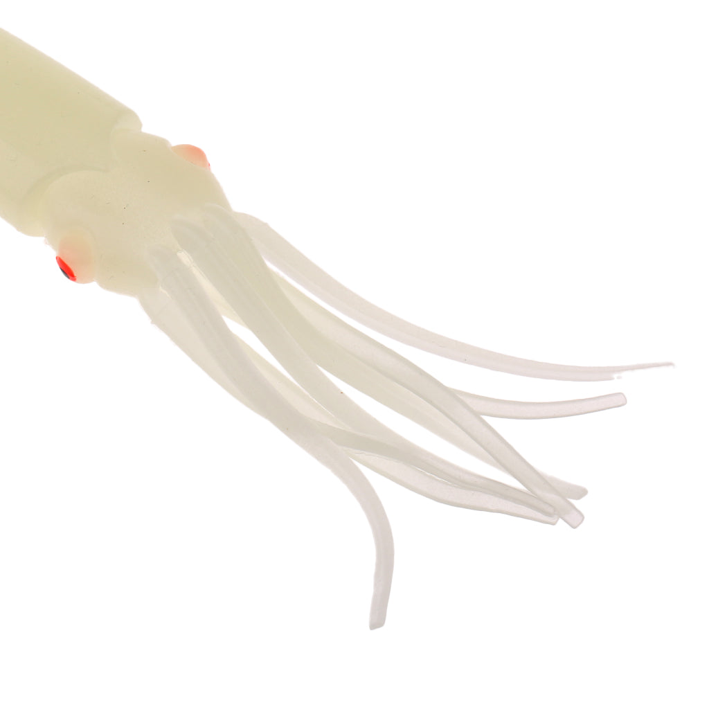 8pcs Squid Lure Skirt Luminous Bait Saltwater Soft Fishing Lures Accessories