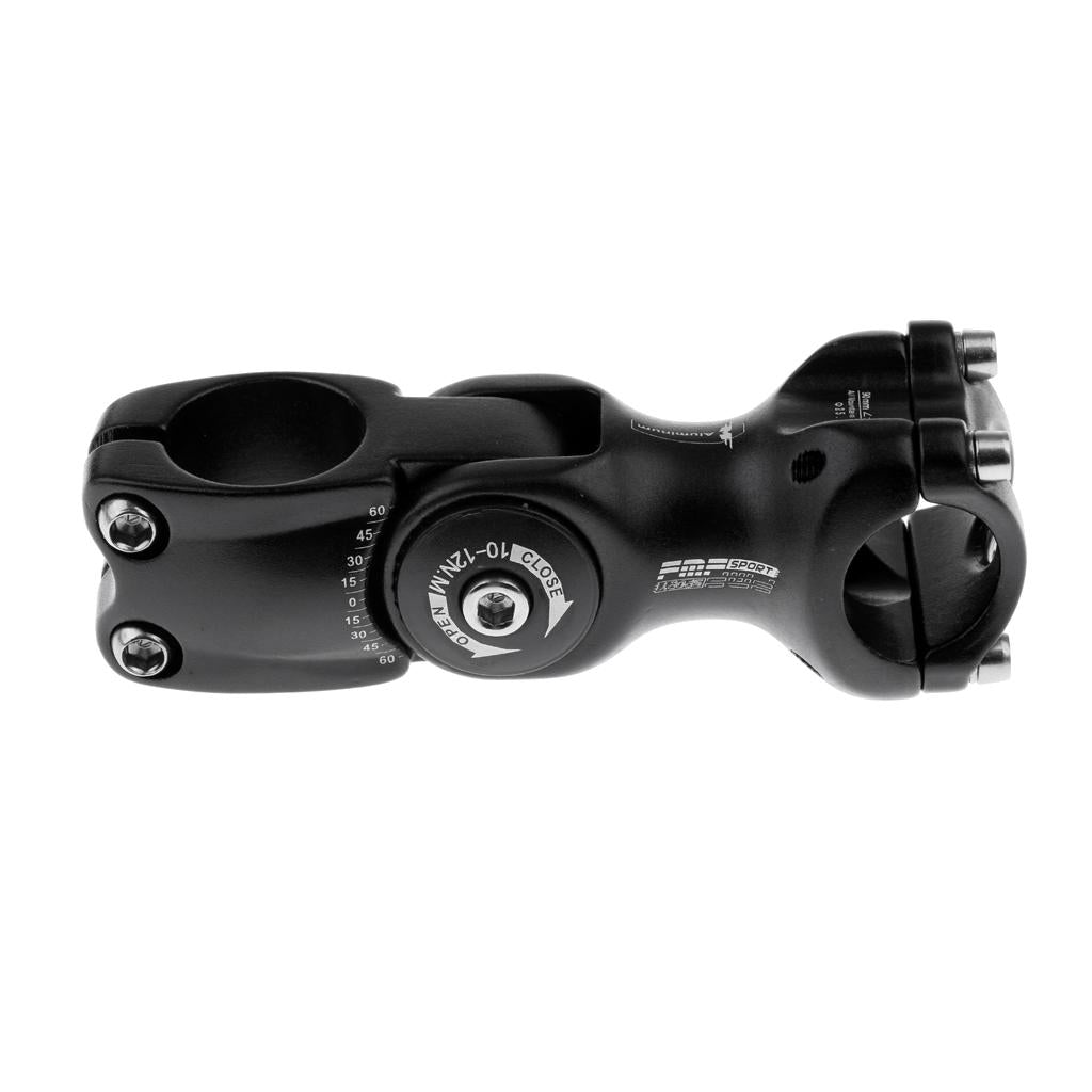 Mountain Bicycle Stem Angle Adjustable MTB Road Handlebar Stem 25.4 x 90mm