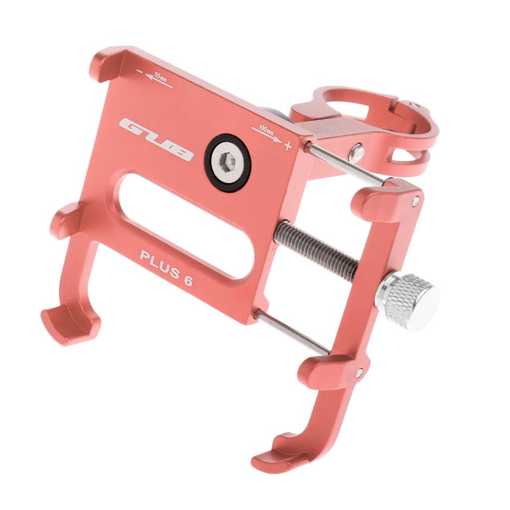 360 Rotation Mobile Phone Holder Bike Handlebar Mount Adjustable Rose Gold