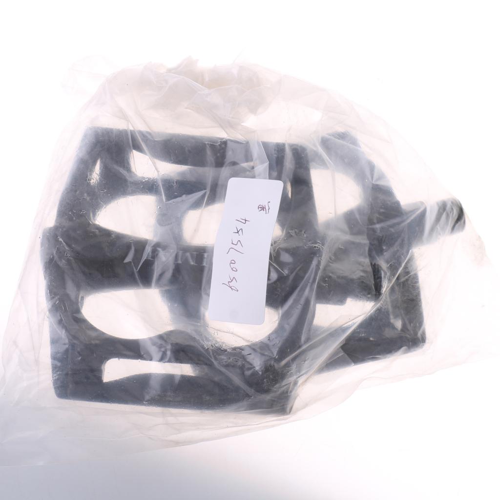 Integrally-molded Bike Bicycle Pedals 9/16 Bearing Platform Pedals Black"