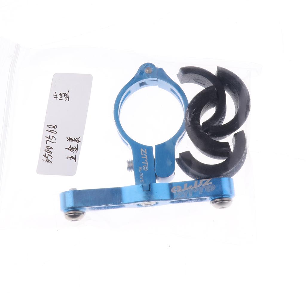 Bicycle Water Bottle Clamp Mount Holder Adapter For Handlebar SeatPost Blue