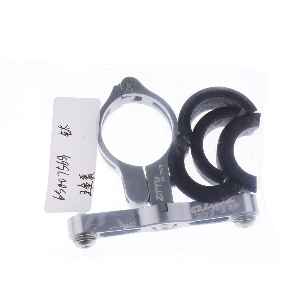 Bicycle Water Bottle Clamp Mount Holder Adapter For Handlebar SeatPost Grey