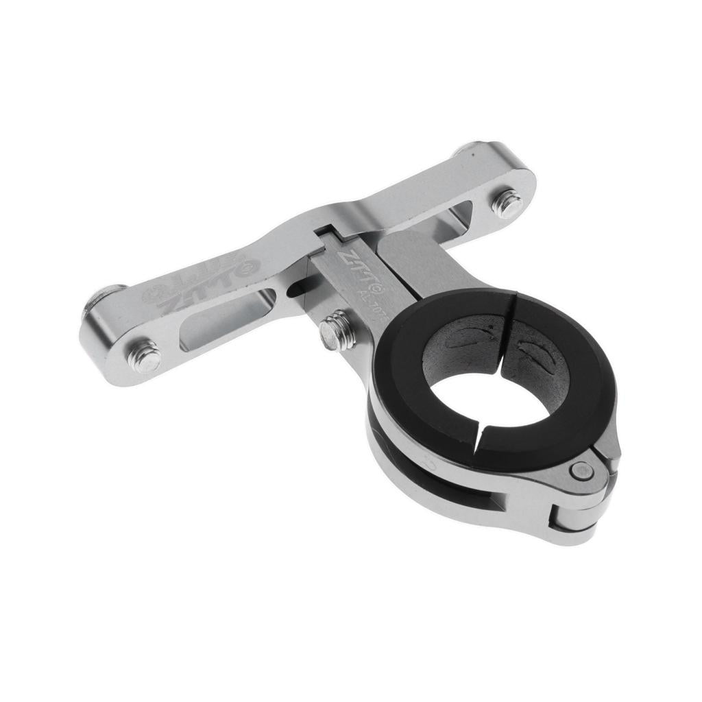 Bicycle Water Bottle Clamp Mount Holder Adapter For Handlebar SeatPost Grey