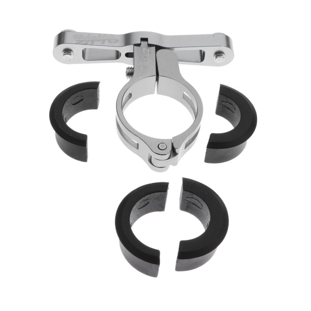 Bicycle Water Bottle Clamp Mount Holder Adapter For Handlebar SeatPost Grey