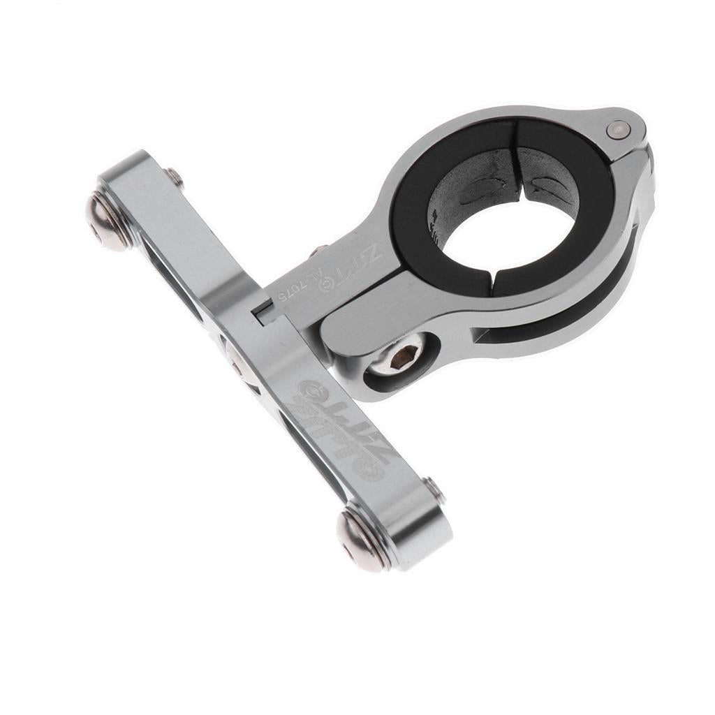 Bicycle Water Bottle Clamp Mount Holder Adapter For Handlebar SeatPost Grey