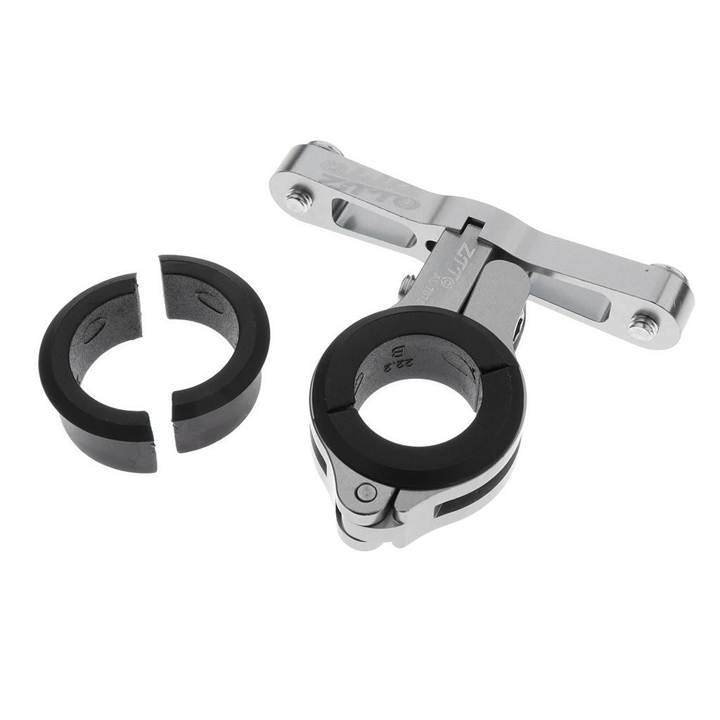 Bicycle Water Bottle Clamp Mount Holder Adapter For Handlebar SeatPost Grey