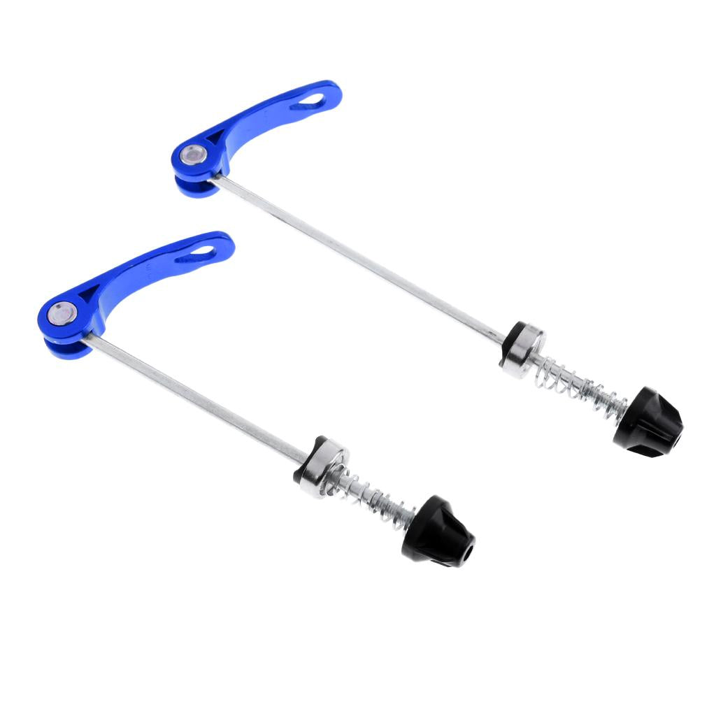 Bicycle Quick Release Skewers Road Bike Wheel Hub Skewers Axle Parts Blue