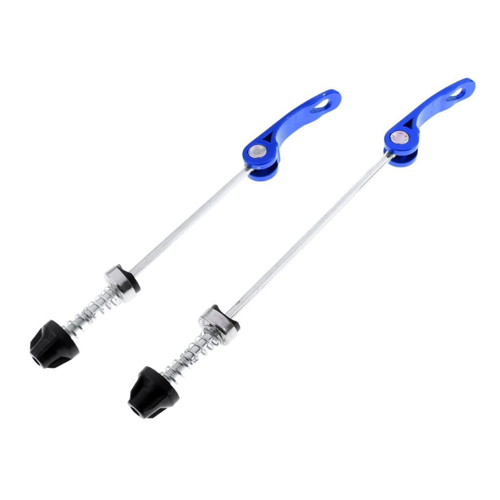 Bicycle Quick Release Skewers Road Bike Wheel Hub Skewers Axle Parts Blue