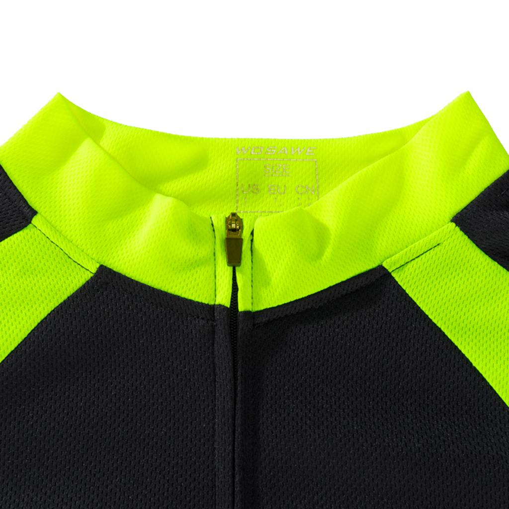Cycling Jersey Long Sleeve Bike Bicycle Shirt Cycling Clothing Top XL Black