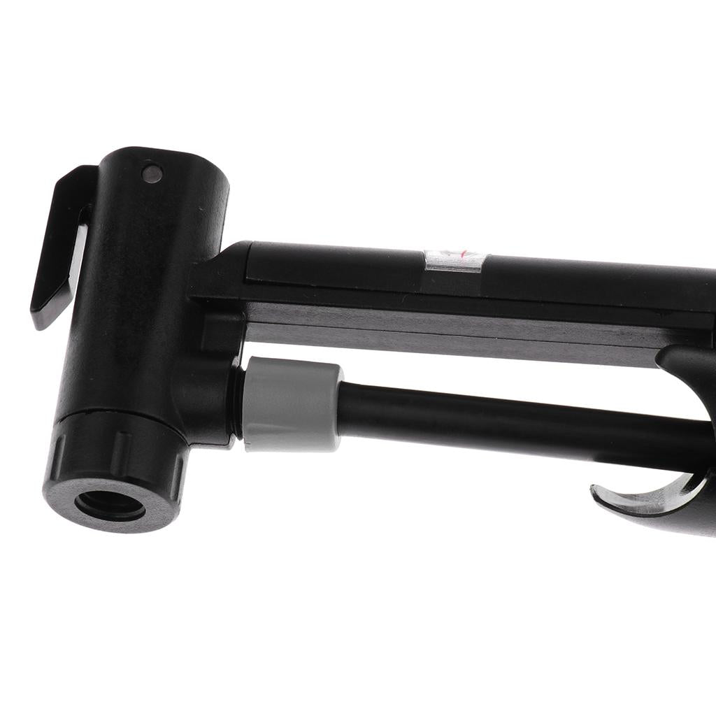 Bicycle Compact Pump Presta Schrader Valves Tyre Tire Tube Inflator Black