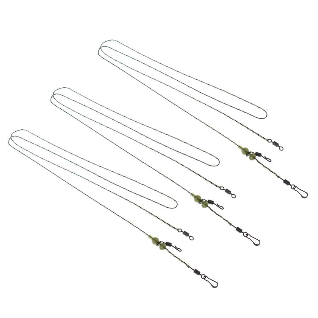 Carp Fishing Hair Rig with Lead Clip Swivel Carp Rig Fishing Tackle A010