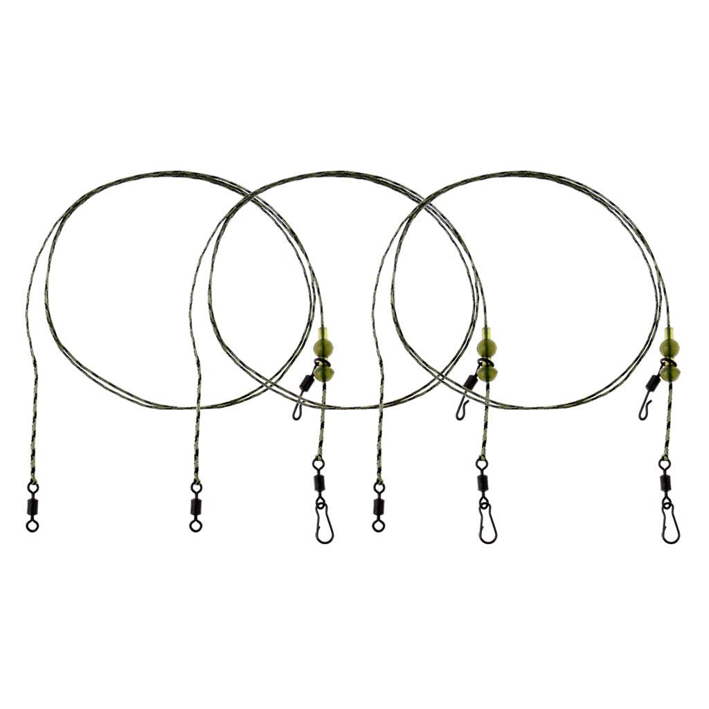 Carp Fishing Hair Rig with Lead Clip Swivel Carp Rig Fishing Tackle A010