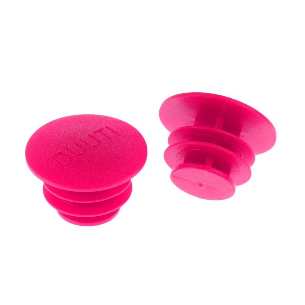 3xBike Bicycle Handlebar End Plugs Bar Grip Plugs Handlebar Bar Cap Pink