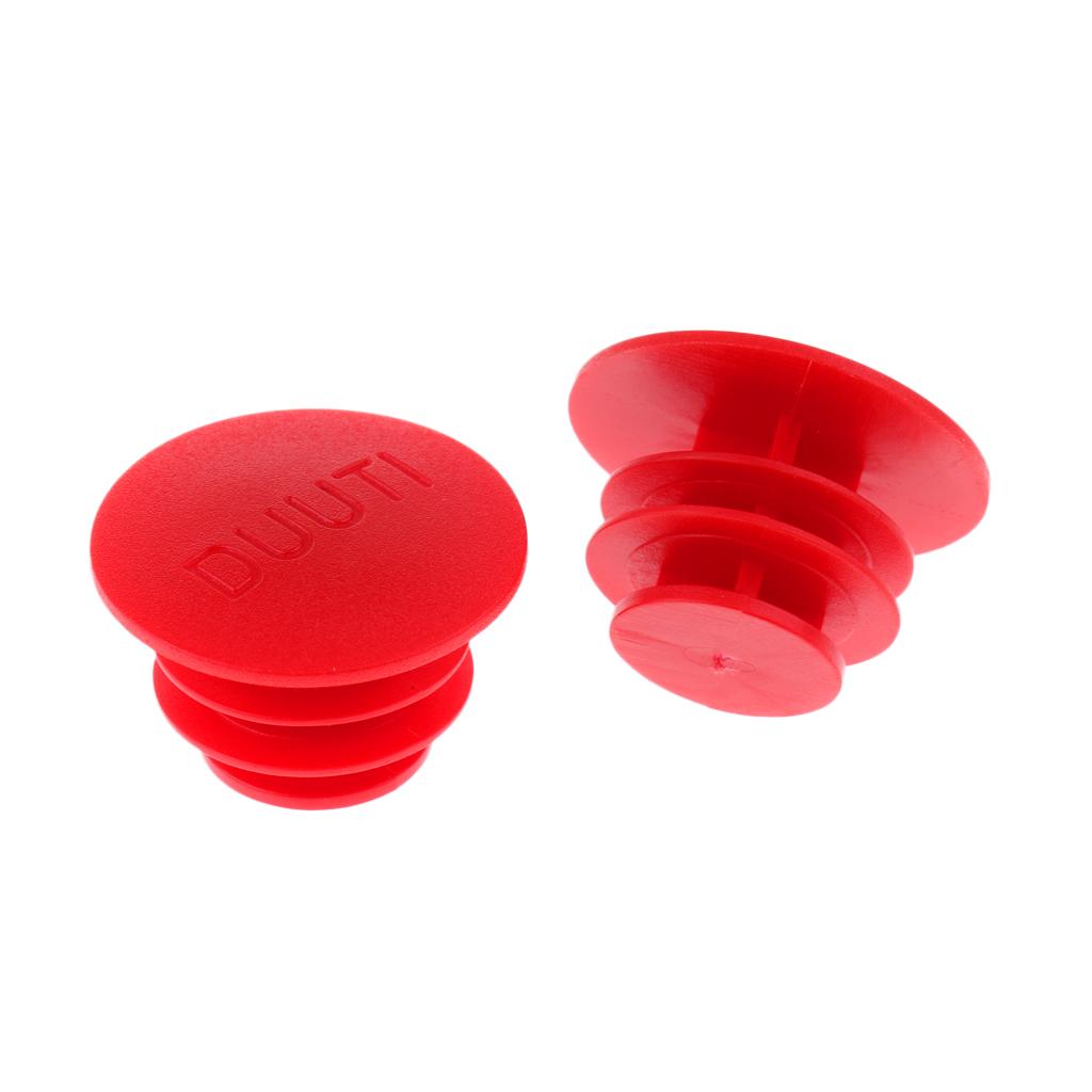 Bike Bicycle Handlebar End Plugs Bar Grip Plugs Handlebar Bar Cap Red