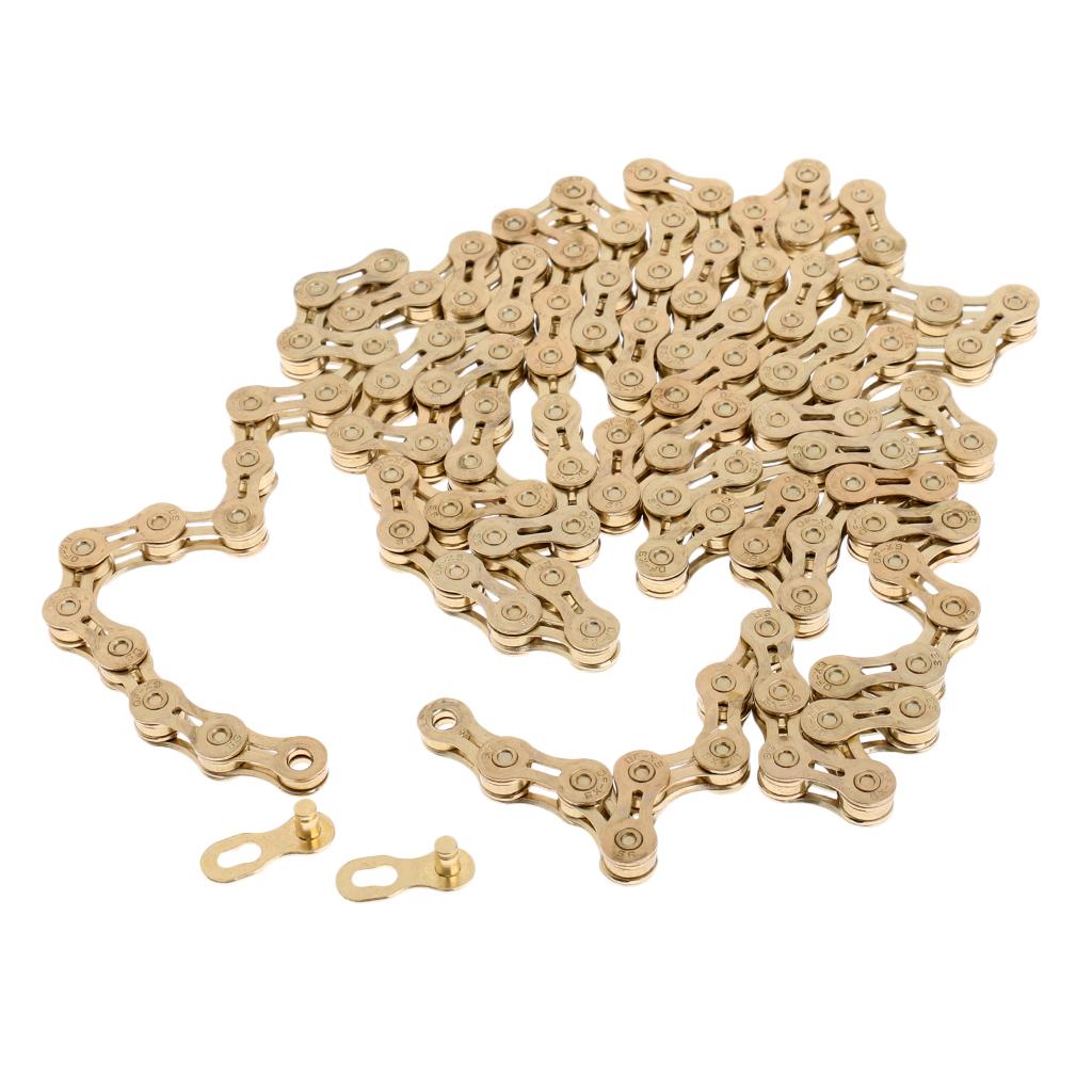 MTB Mountain / Road Bike Bicycle Chain 1/2 X 11/128" 116 Links 9 Speed"