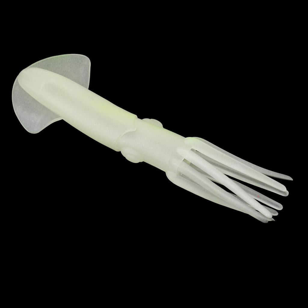 Soft Baits Squid Octopus Skirts Fishing Lure Jigging Bait Hoochie Luminous