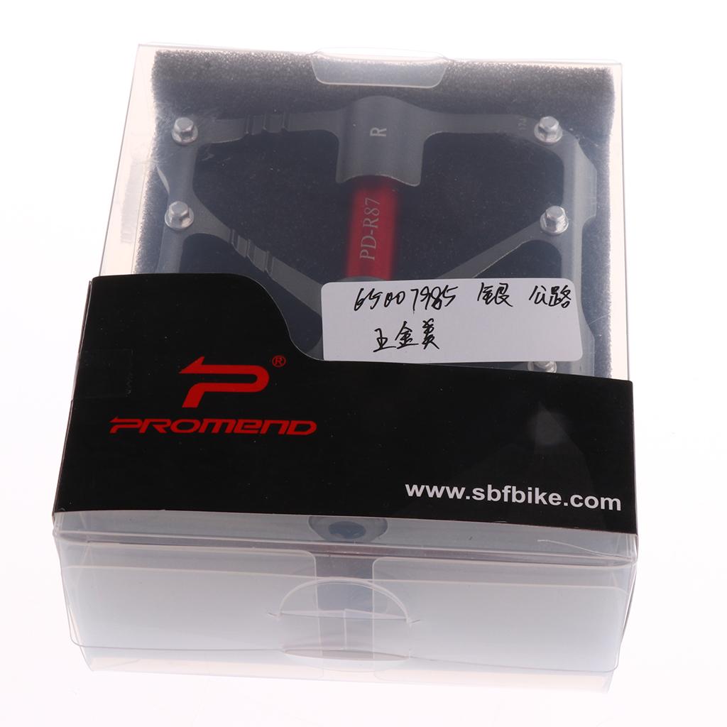 Aluminum alloy MTB Mountain Road Bike Pedals Fat Platform PD-M87 Silver