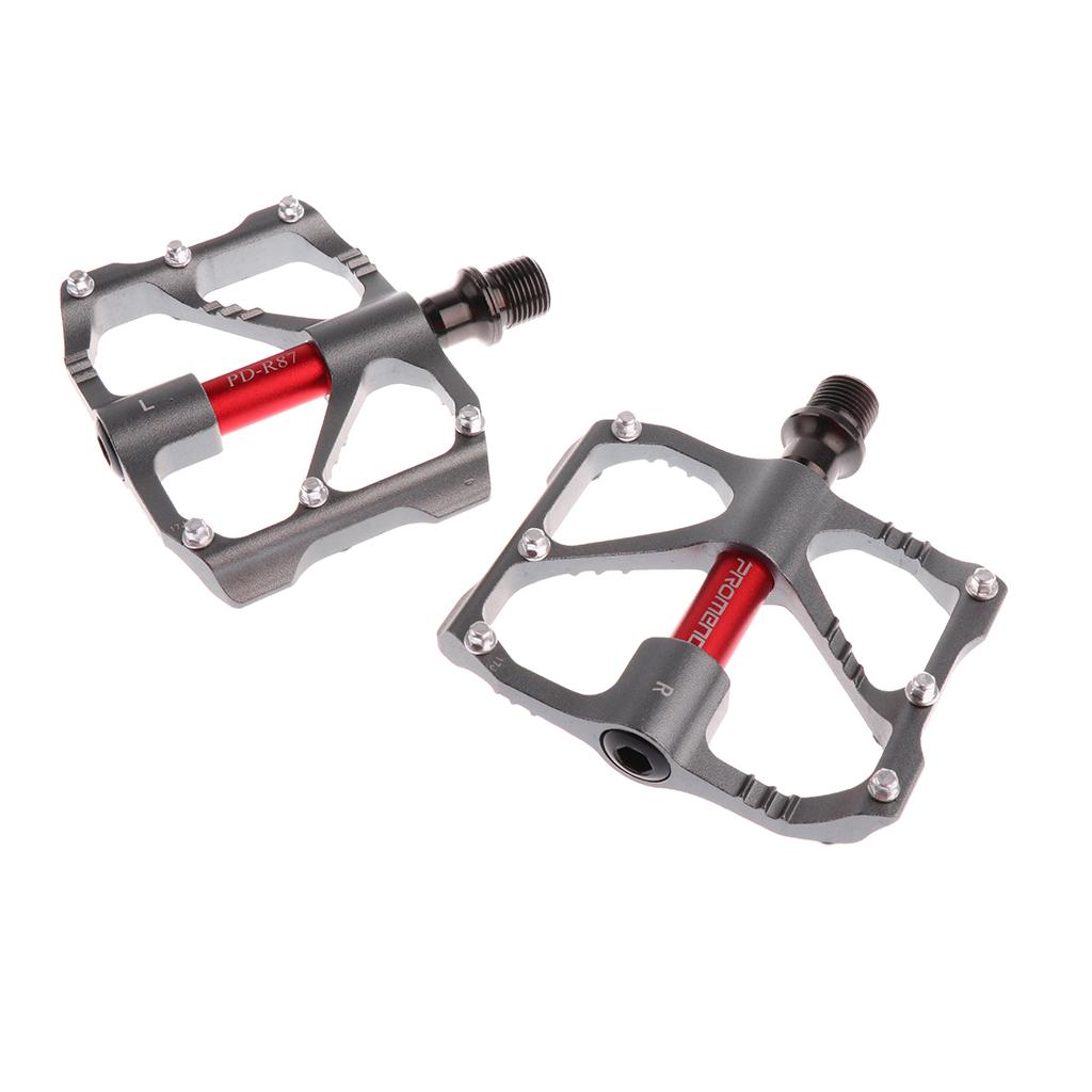 Aluminum alloy MTB Mountain Road Bike Pedals Fat Platform PD-M87 Silver