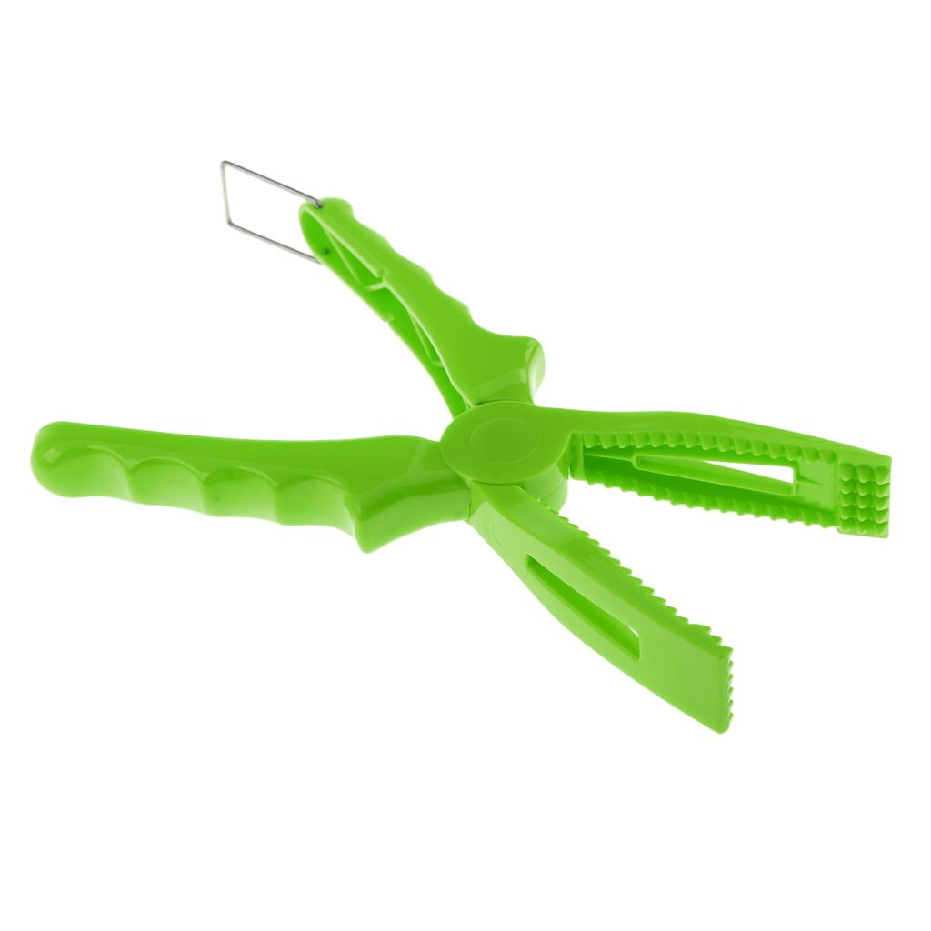 Fishing Lip Grip ABS Plastic Fish Lip Holder Gripper Fishing Pliers Green