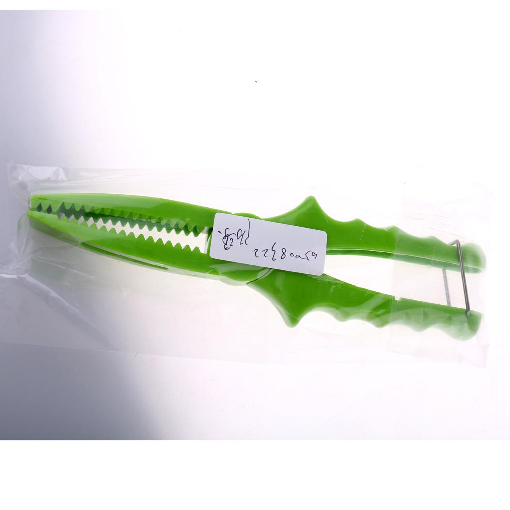 Fishing Lip Grip ABS Plastic Fish Lip Holder Gripper Fishing Pliers Green