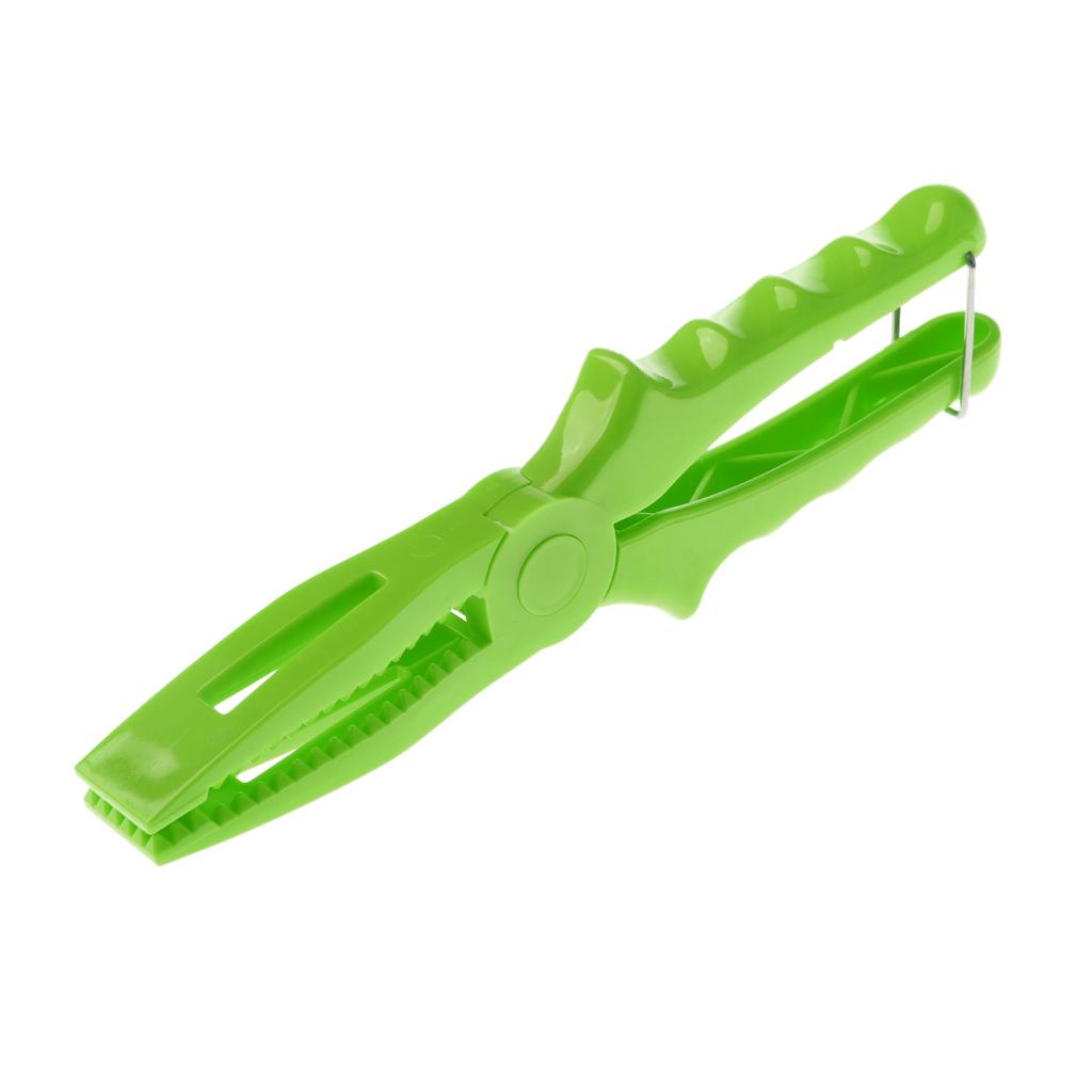 Fishing Lip Grip ABS Plastic Fish Lip Holder Gripper Fishing Pliers Green