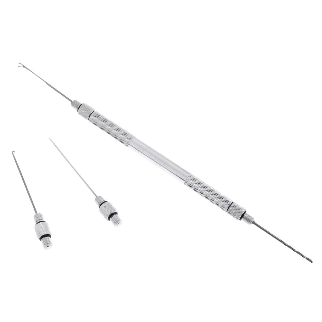 5 in 1 Carp Fishing Rigging Bait Needle Drill Hook Tackle Rigging Tool Kit