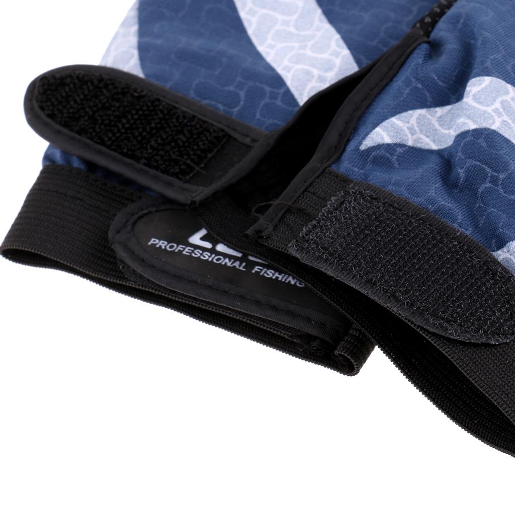 3 Cut Finger Waterproof Fishing Gloves Hunting Anti-Slip Mitts Cycling B