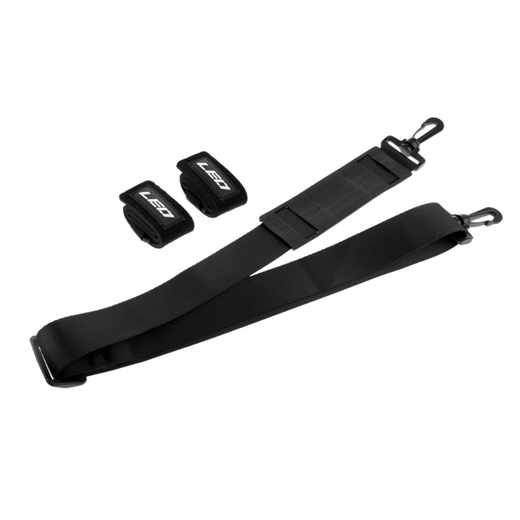 Adjustable Fishing Rods Carry Strap Wrap Fishing Tackle Shoulder Belt