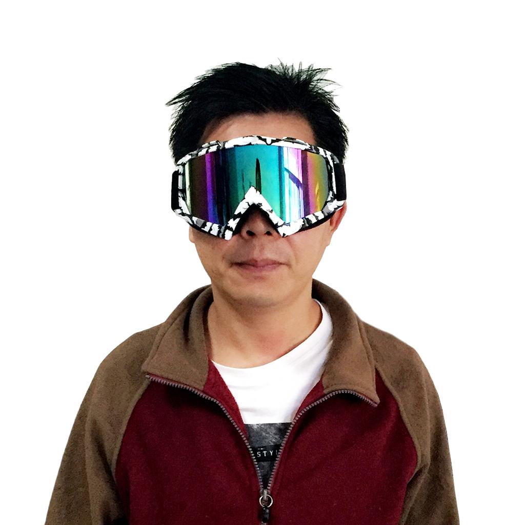 UV400 Protection Skiing Goggles Sports Snowboarding Eyewear Glasses Color 1