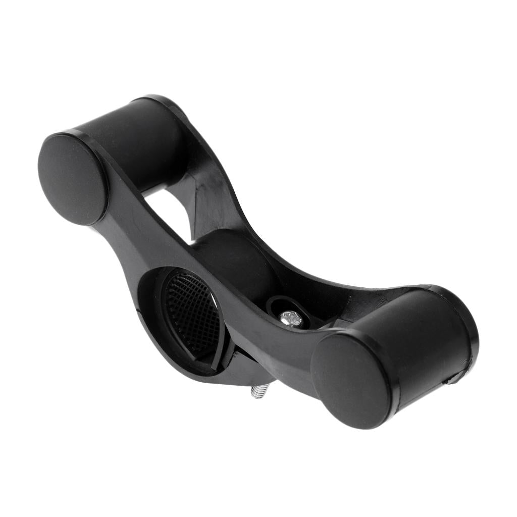 Handlebar Extension Bicycle Dual Bike Light Holder Extender Mount Black