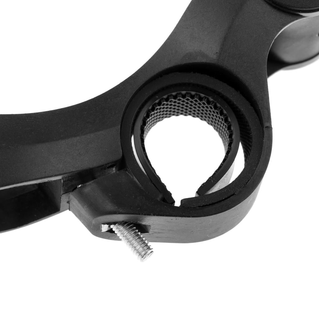 Handlebar Extension Bicycle Dual Bike Light Holder Extender Mount Black