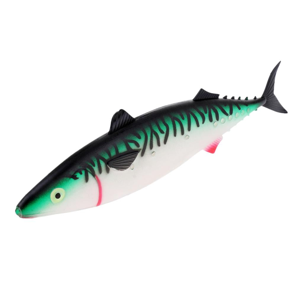 Soft Simulate Hollow Fish Lure Big Size Sea Fishing Lures Fishing-Lure Green