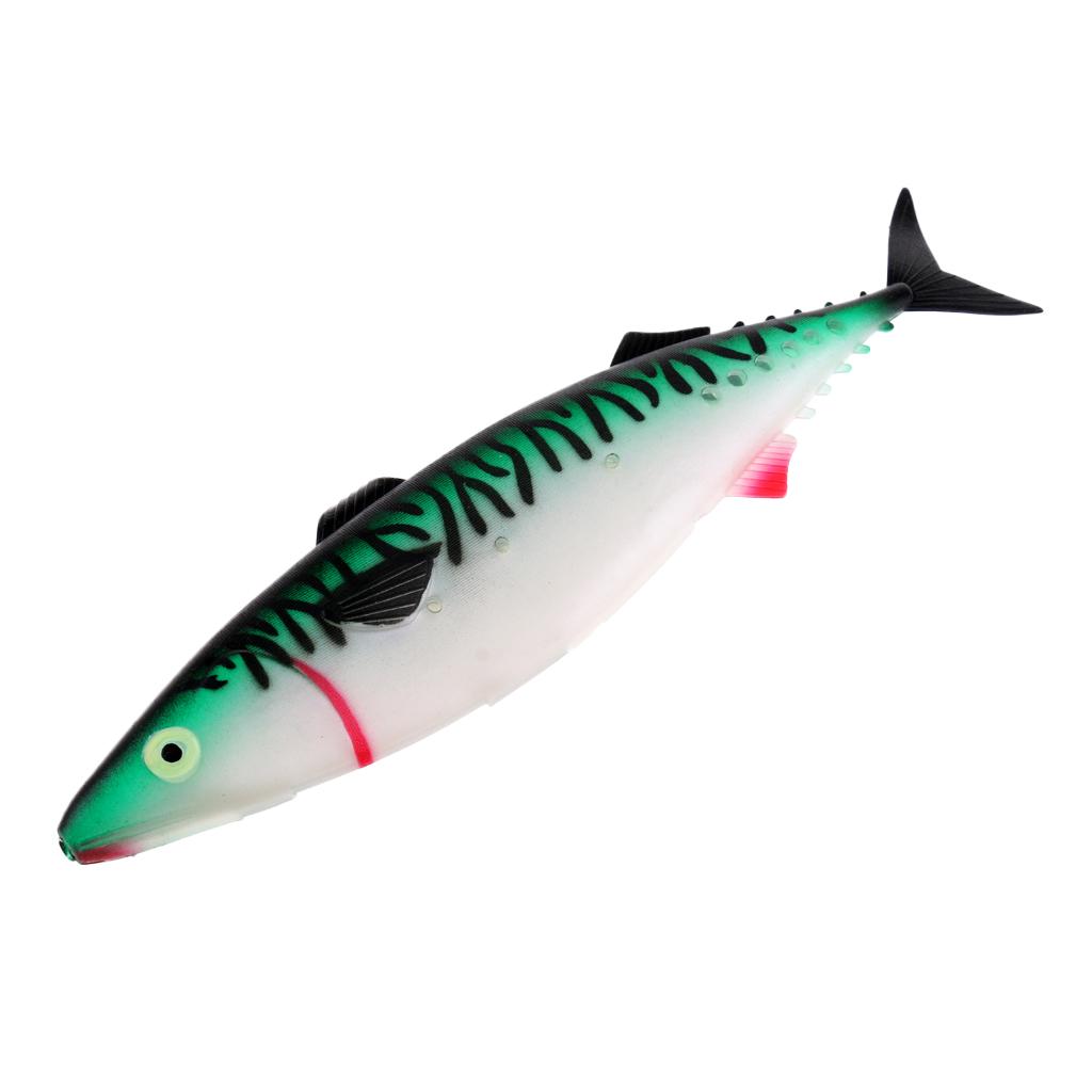 Soft Simulate Hollow Fish Lure Big Size Sea Fishing Lures Fishing-Lure Green