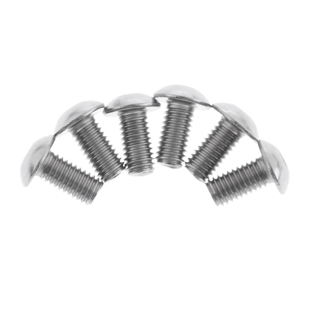 2x6pcs M5x10mm Steel Bicycle Disc Brake Rotor Bolts Bike Disk Rotor Screws