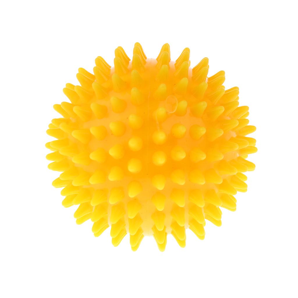 Yoga Ball Fitness Exercise BalanceTool Stepping Feet Massage Ball Yellow