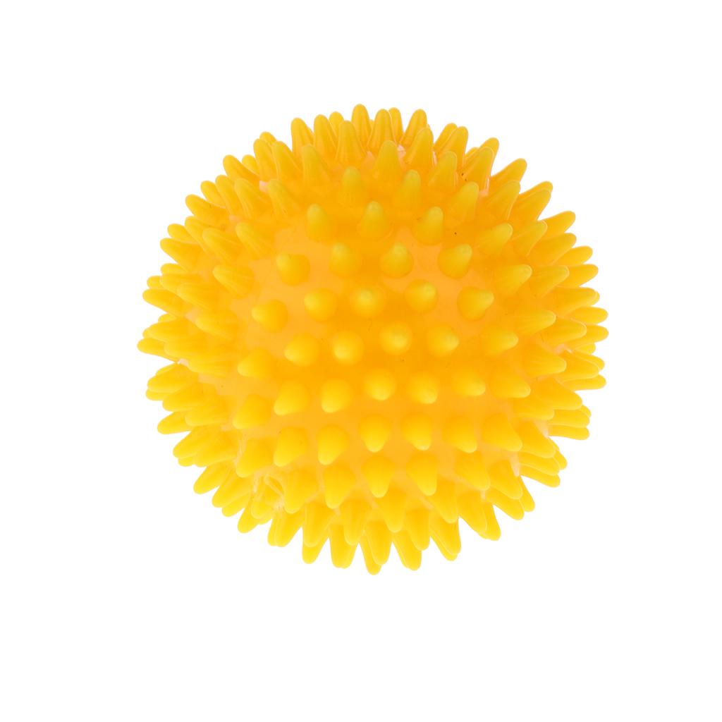 Yoga Ball Fitness Exercise BalanceTool Stepping Feet Massage Ball Yellow