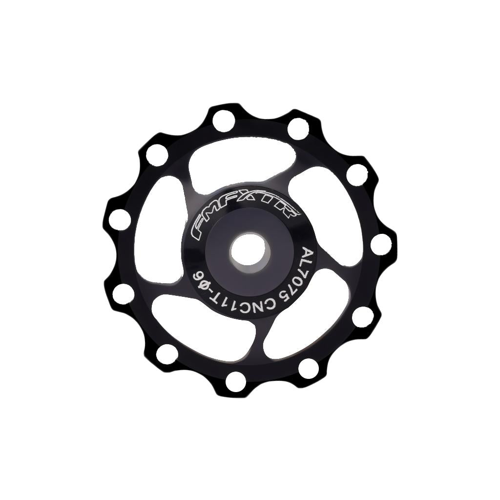 Bike Jockey Wheel Bicycle Rear Derailleur Guide Pulley 11T Bearing Black