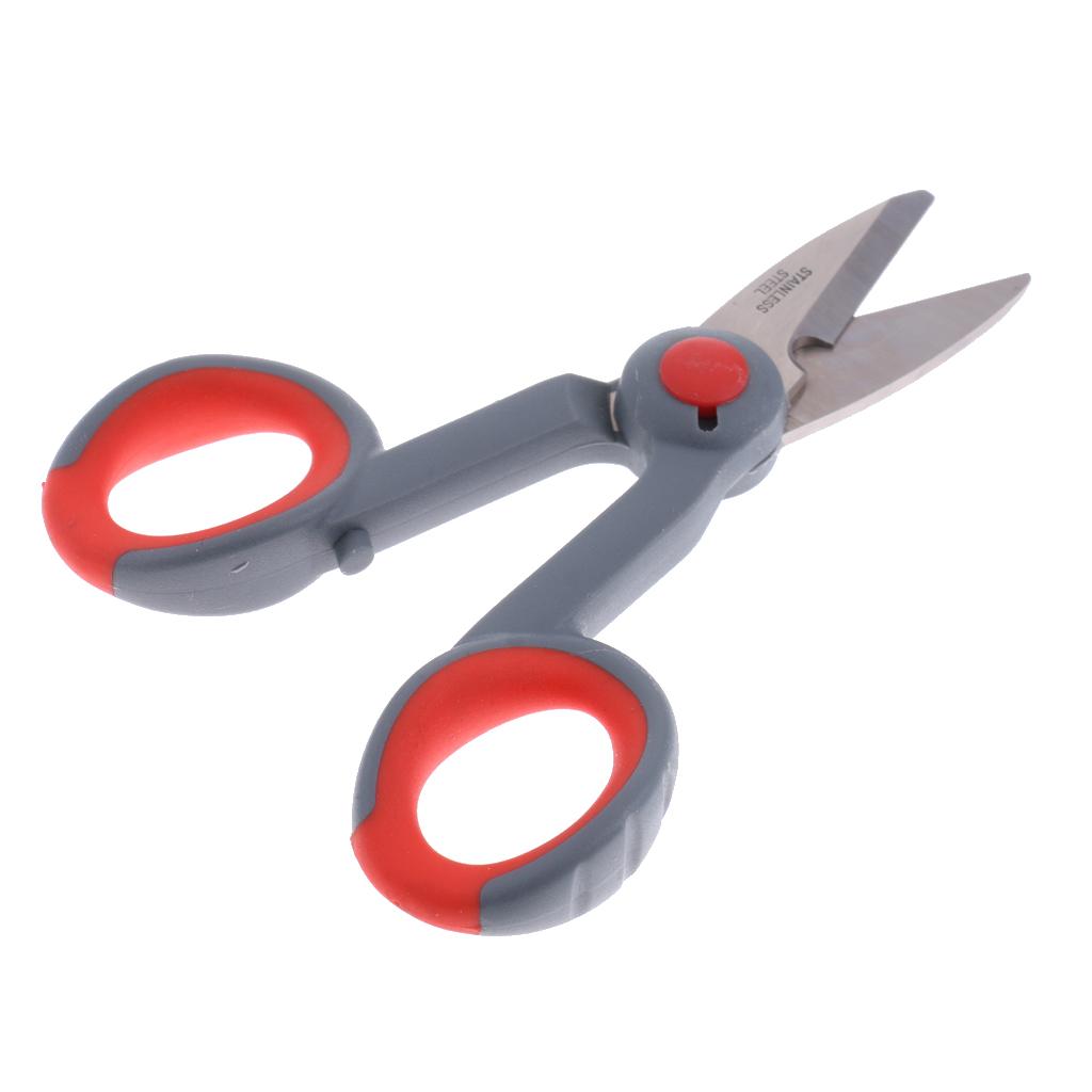 2xMulti Function Portable Fishing Scissors Line Cutter Shears Fishing Tools