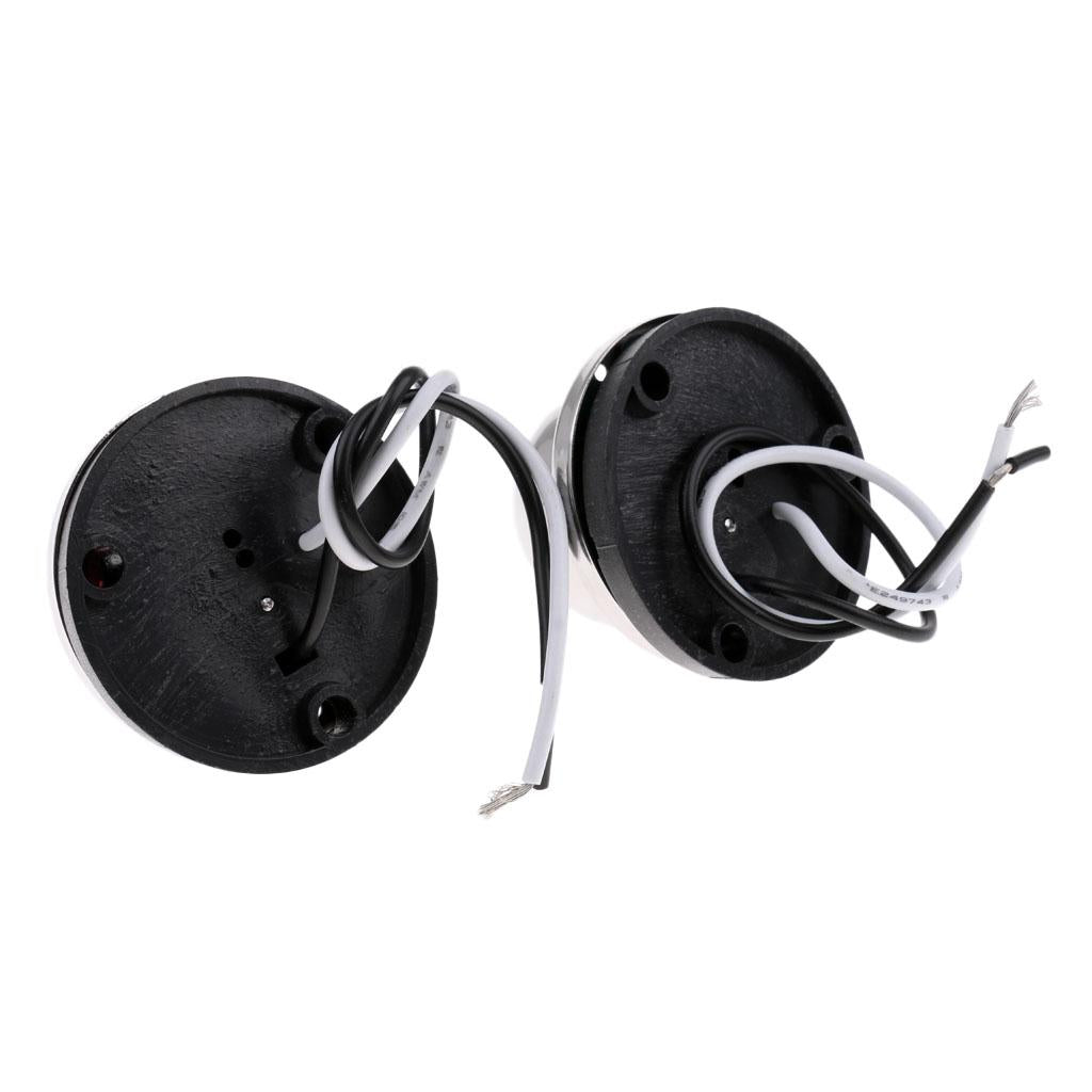 1Pair Marine Boat Yacht Light Stainless LED Navigation Sailing Signal Lights