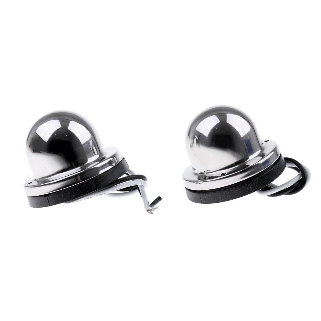 1Pair Marine Boat Yacht Light Stainless LED Navigation Sailing Signal Lights