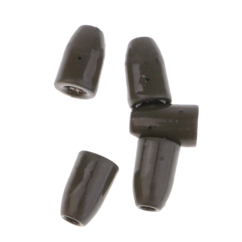 Tungsten Weights Bullet Fishing Sinker Worm Weights 5pcs 1.8g Green
